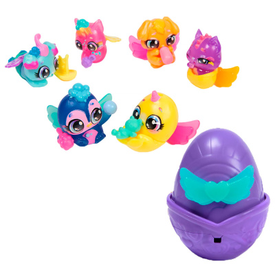 Фигурка сюрприз Хэтчималс в яйце неоновая коллекция Hatchimals Spin Master 64454 1